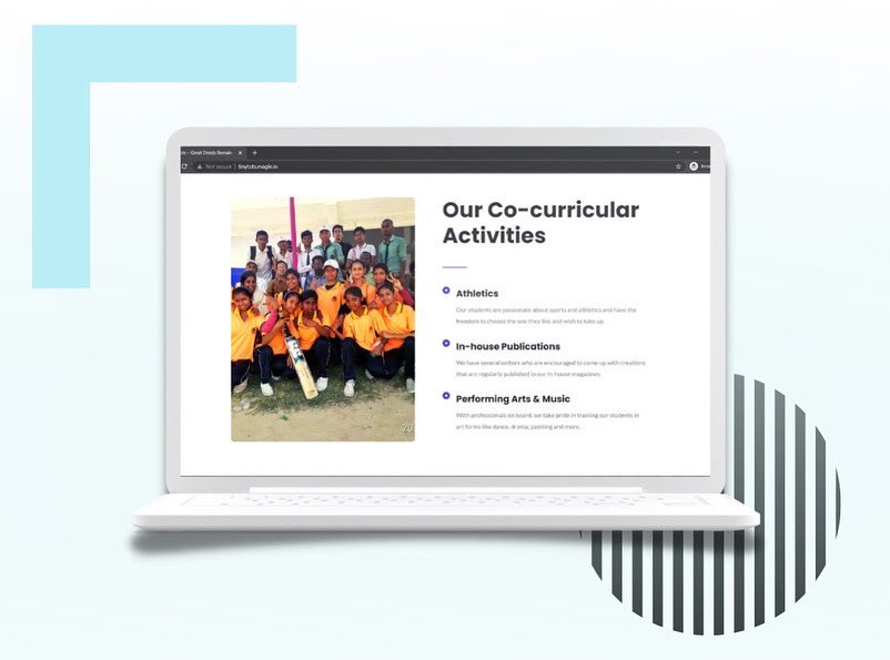 MagleDigital's tweet photo. We gave Tiny Tots School’s website a fresh and exciting makeover that makes the process of LMS as easy as ever! 

We streamlined the UX of website, educating the visitors through informative content and illustrations. 
It’s the whole process of humanising the website! https://t.co/S1WuV9Ob7i