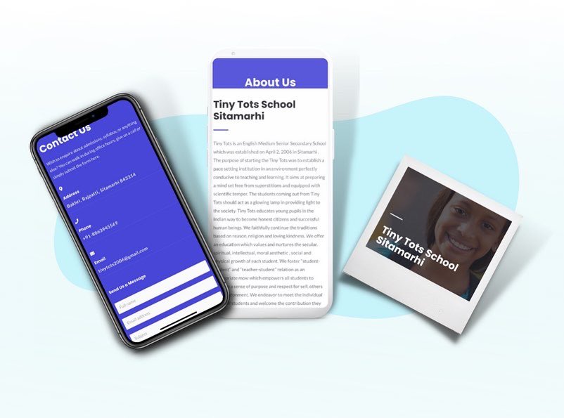 MagleDigital's tweet photo. We gave Tiny Tots School’s website a fresh and exciting makeover that makes the process of LMS as easy as ever! 

We streamlined the UX of website, educating the visitors through informative content and illustrations. 
It’s the whole process of humanising the website! https://t.co/S1WuV9Ob7i