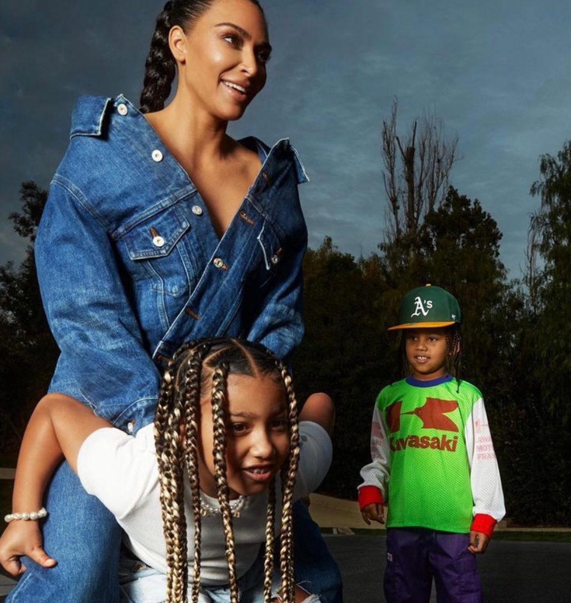 guy_ableman's tweet photo. I need to know why Kim and Kanye bought their child an A’s cap https://t.co/zka9WEvCNM