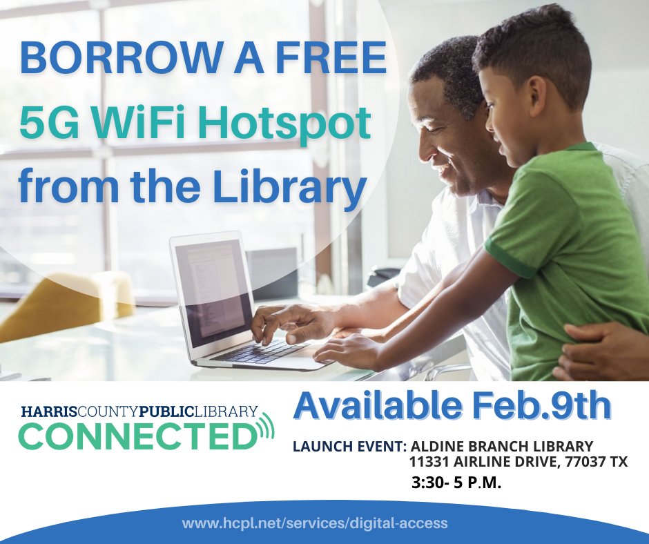 Harris County Public Library tweet media