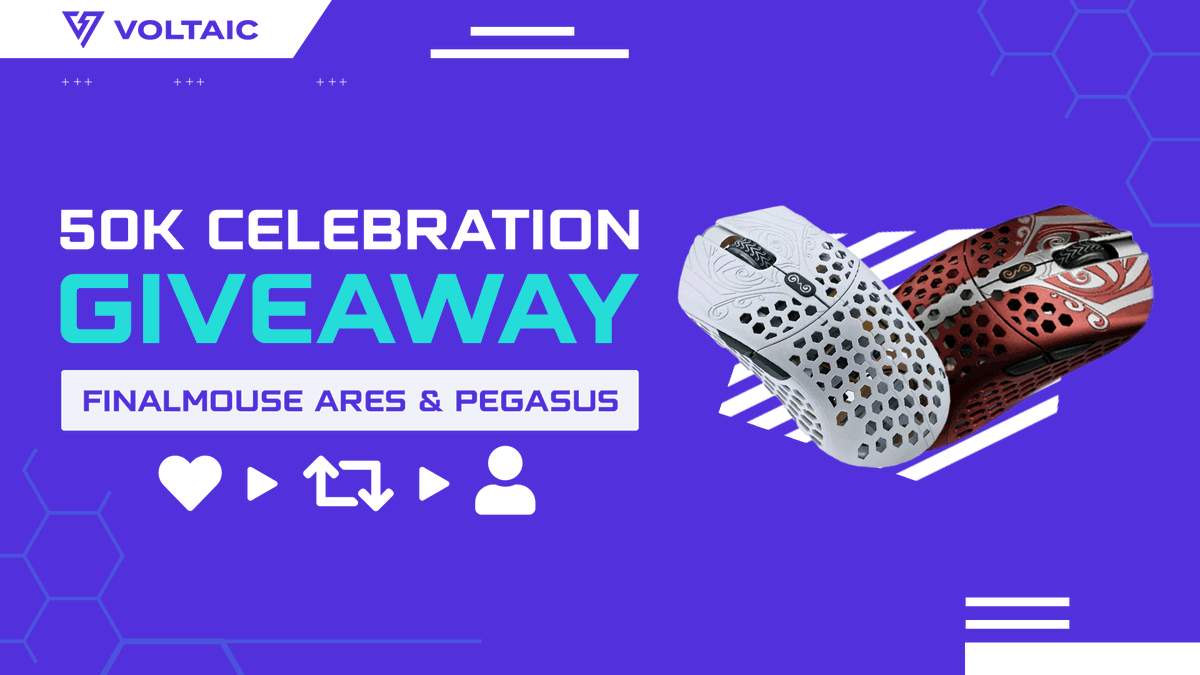 As a thank you for hitting 50K users, we're giving away the following: 

1x Starlight-12 Pegasus (sealed &amp; unopened)
1x Starlight-12 Ares (sealed &amp; unopened)

To Enter:
1️⃣ Follow <a href="/VoltaicHQ/">Voltaic</a>
2️⃣ Retweet &amp; Like this tweet
3️⃣ Tag 2 Friends

🎁 2 Winners
⏰ Ends February 16