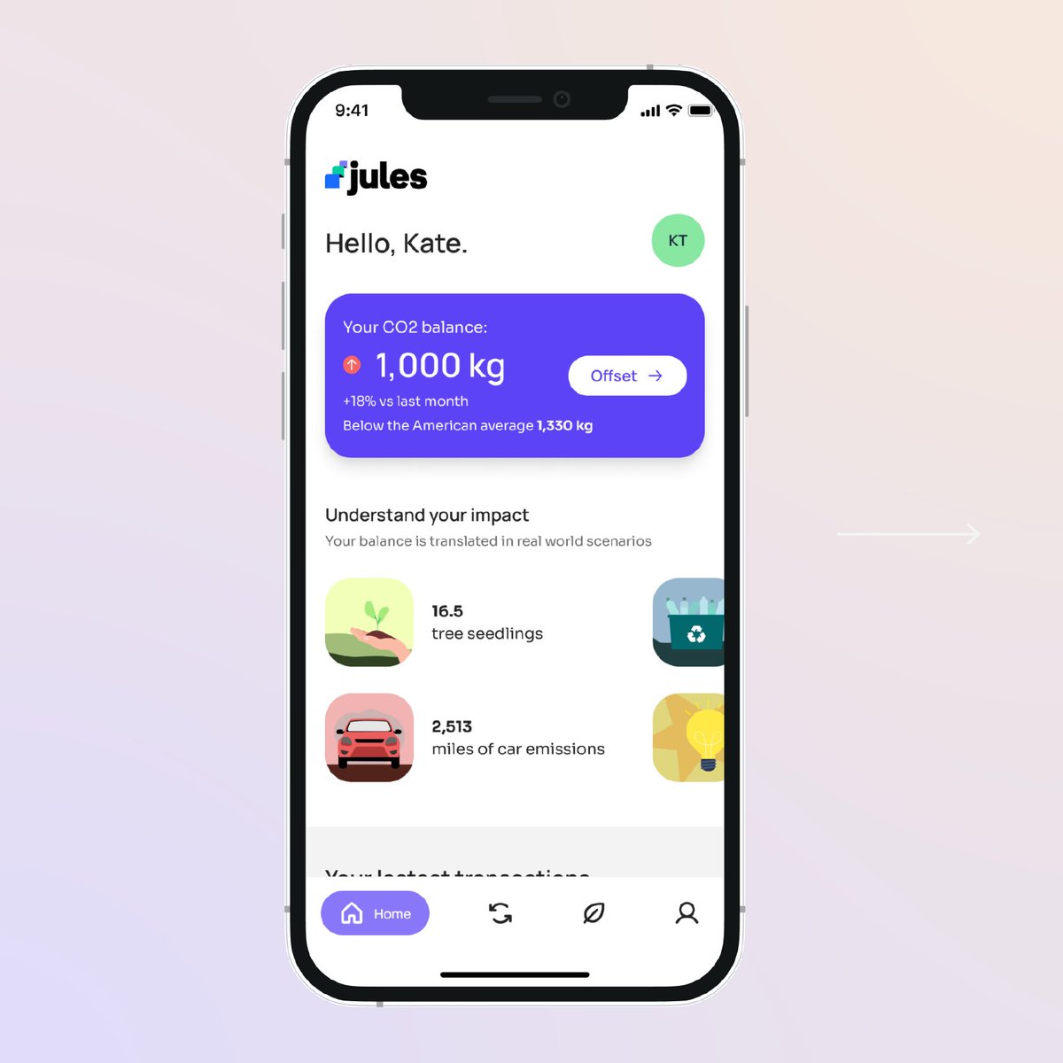 meetjulesapp's tweet photo. Meet Jules, the app that helps you understand and offset your carbon footprint. We believe that fighting climate change is a genuine goal for all of us. That’s why we think it’s time to understand our potential for positive collective impact.

#meetjules #carbonfootprint https://t.co/Qdql1nMXBX