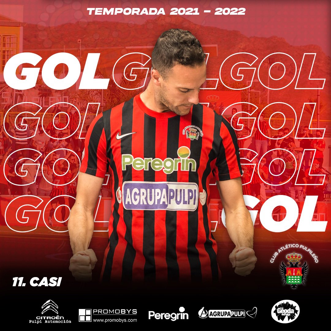 pulpileatletico's tweet photo. 19’ (1-0) ¡GOOOOOOOOOLAAAAAAAZOOO DE CASI!

Centro de Fer Rubio y remate de cabeza de Casi para poner el 1-0 en el marcador. 

@pulpileatletico 1-0 @cspuertollanocf https://t.co/cYqBBzyfjN