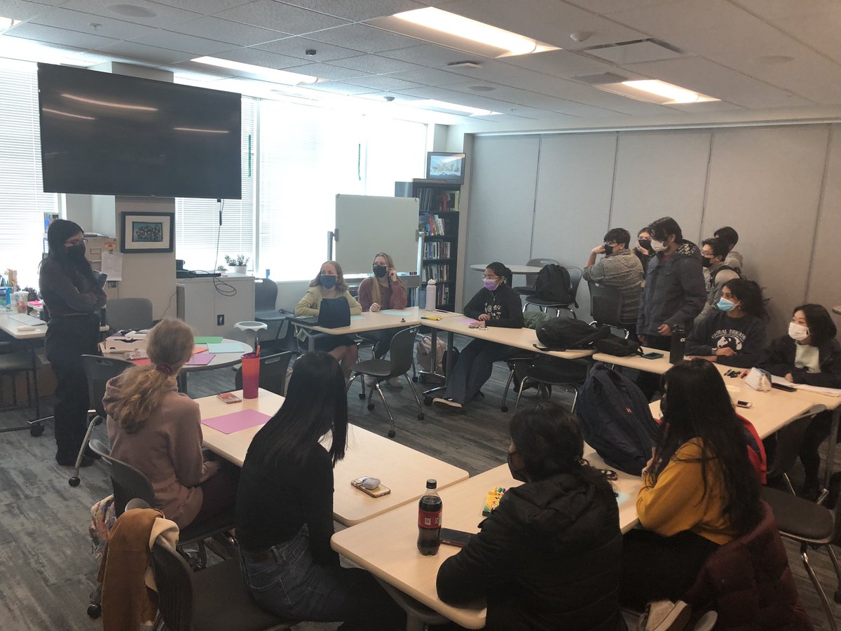 Dublin_IB_CAS's tweet photo. A busy IB CAS day with @DublinIB in @DCSEmerald! Making cards for the Dublin Food Pantry, Learning how to sing and teaching peers how to knit! https://t.co/Y2DsaS2dp9