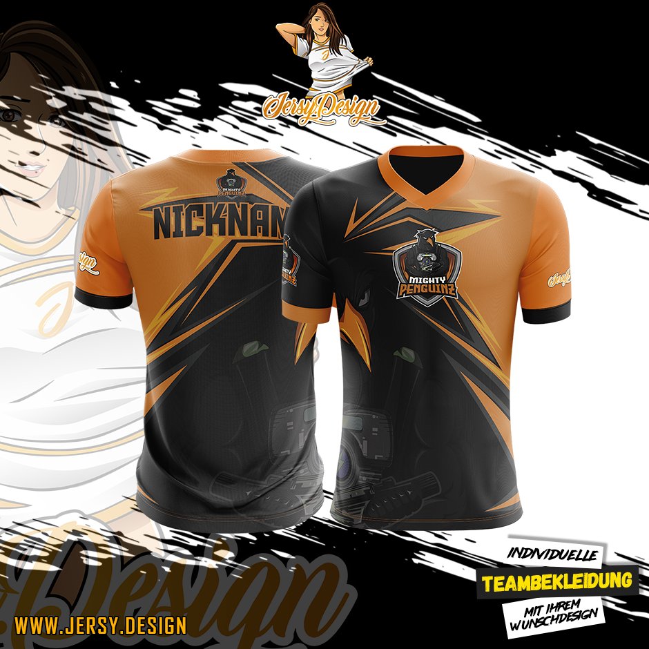 Das Lasertag Team Mighty Penguinz hat ab sofort Merchandise in unserem Shop. 🐧
Ihr möchtet auch Teambekleidung mit individuellem Design? Meldet euch unter: info@jersy.design 

Schaut gerne selbst mal vorbei ➡️ jersy.design/shop.php?shopI…

#gamer #gaming #Merch #Jersey