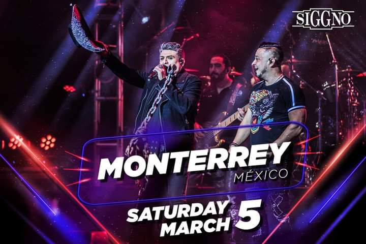 Siggno's tweet photo. Llegamos a la Sultana del Norte junto a @grupolaleyenda en General Show Center. ¿A quién vamos a ver ahí? 🤩

🎟️ https://t.co/mEw6ZgiZdO

#GrupoSiggno #GritoChingon #SiggnoArmy #Rockteño https://t.co/tADZ6FnE4m