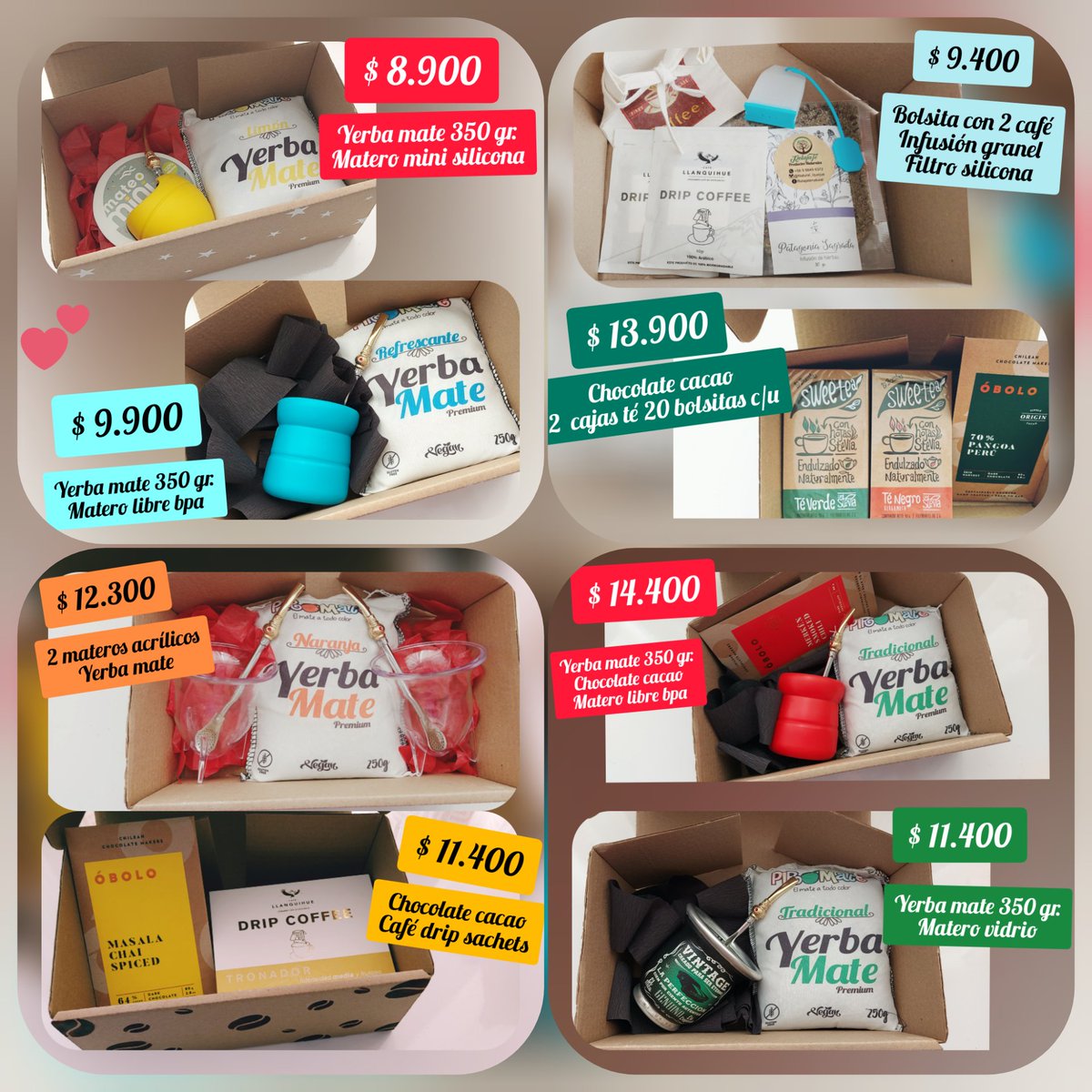 Natural_Iquique's tweet photo. Día del amor ❤
Bandejas y cajas disponibles o a pedidos😉 con los productos que gustes💚

#diadelosenamorados #Sanvalentin2022 #DiaDelAmoryLaAmistad #DiaDelAmor #regalos #natural #sano #bienestar #té #tea #te #yerbamate #dulcedeleche #mermelada #cafe #Iquique #Tarapacá https://t.co/tEmRNeG0Uk