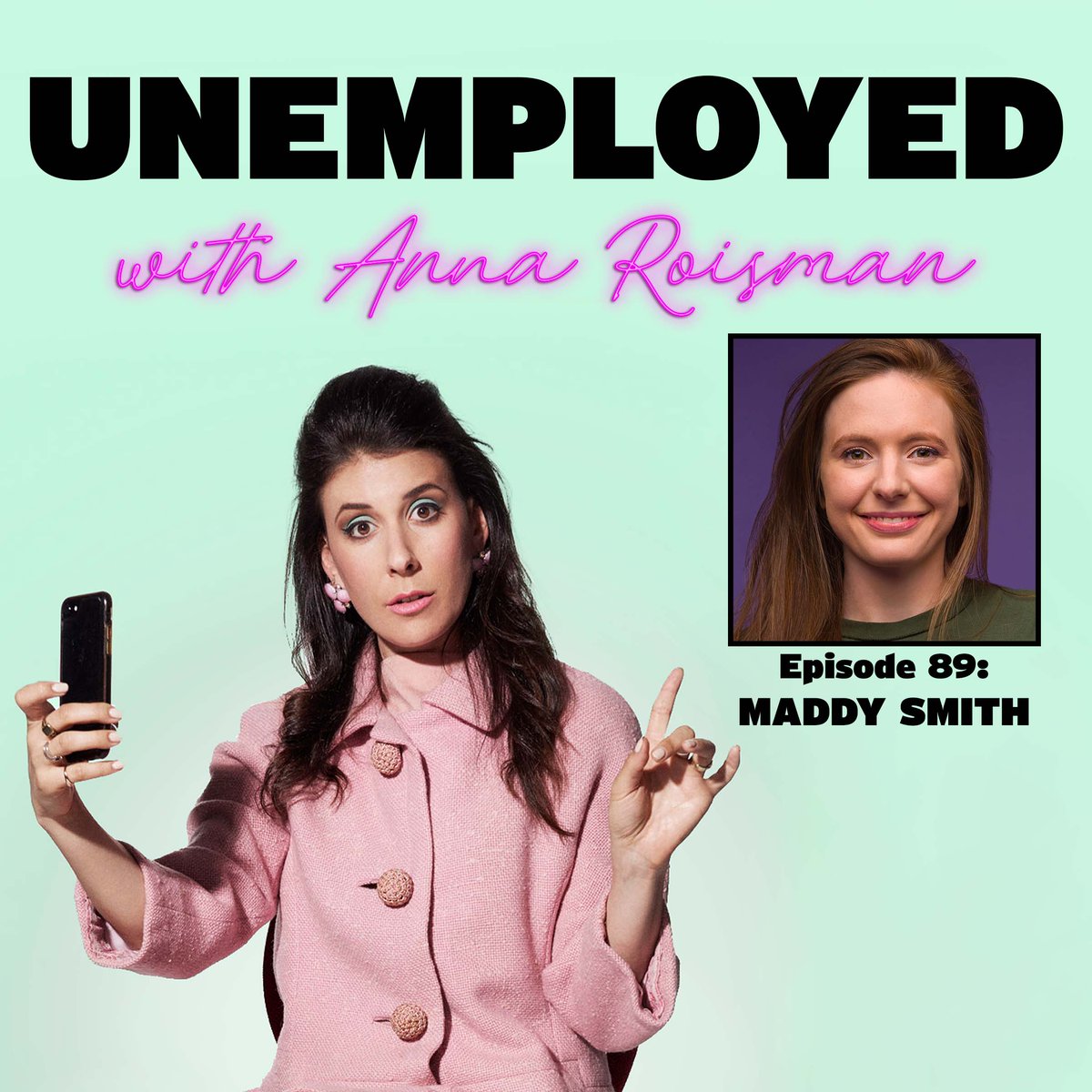 UnemployedPDCST's tweet photo. We have the hilarious @somaddysmith on this week's episode!!! Go listen already :) https://t.co/czz4QadyI0