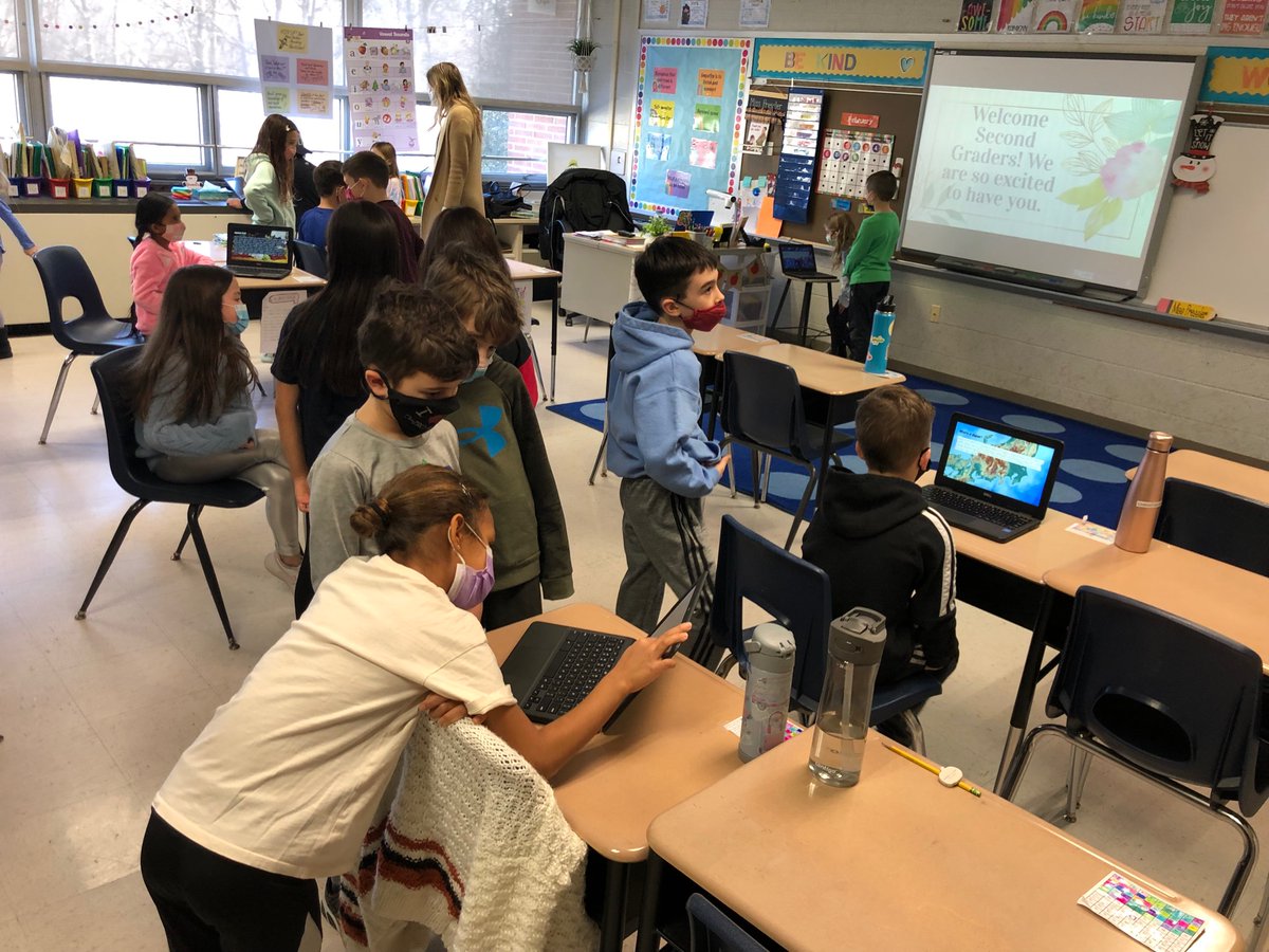 wasprincipal's tweet photo. Our third graders shared their learning with our second graders today! https://t.co/hQMFB2InQK
