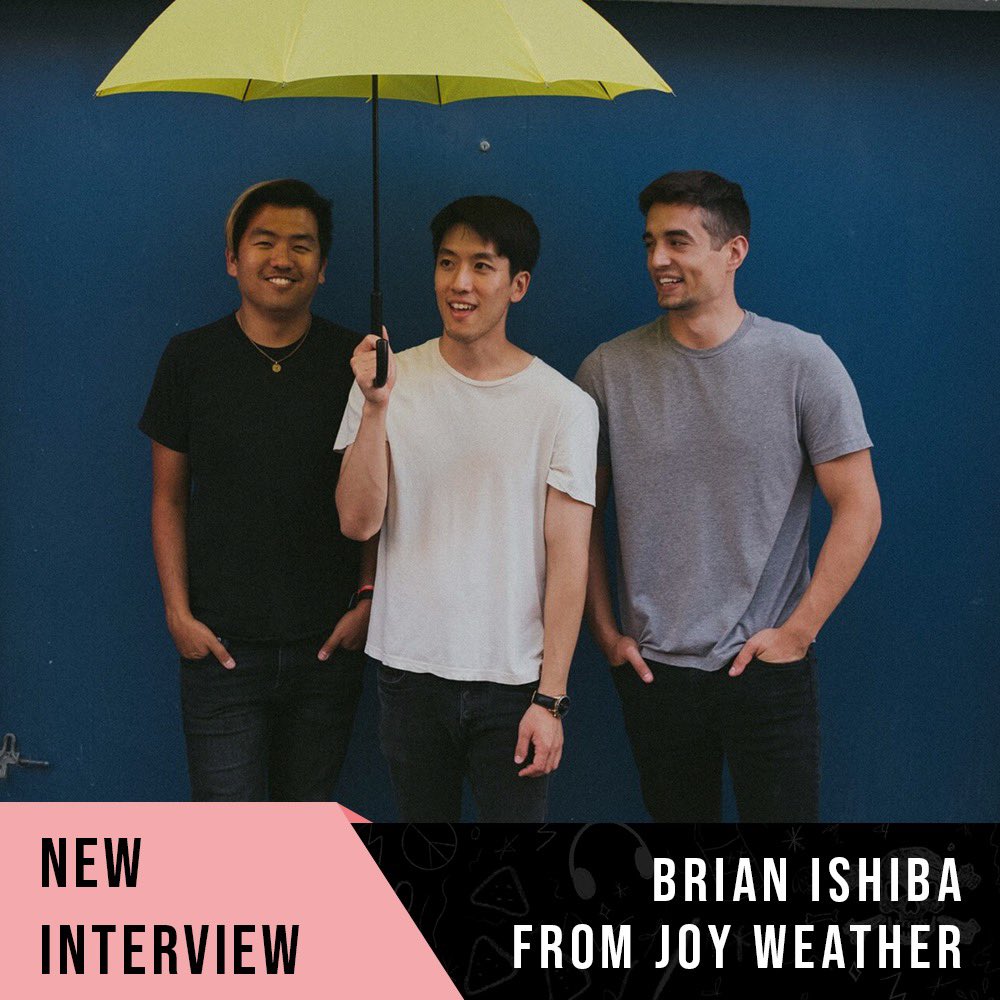 She Will Rock You Podcast (@shewillrockupod) on Twitter photo Meet <a href="/joyweatherband/">Joy Weather</a> : a three-piece indie rock band based in Los Angeles who eat lots of pho, snacks, and Dominos. We talk to lead singer @brianishiba about the band’s new single “A Little While”, his writing inspiration, the SEO-influenced band naming process and more! Meet <a href="/joyweatherband/">Joy Weather</a> : a three-piece indie rock band based in Los Angeles who eat lots of pho, snacks, and Dominos. We talk to lead singer @brianishiba about the band’s new single “A Little While”, his writing inspiration, the SEO-influenced band naming process and more!