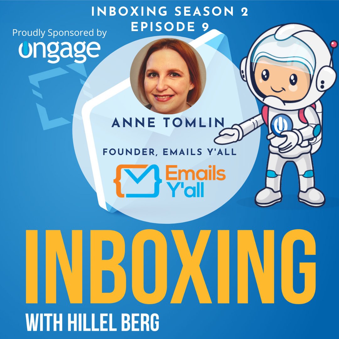 Honored to be interviewed by <a href="/Greensmoker/">Hillel Berg</a> on Inboxing tomorrow at 11:30am central! #emailgeeks