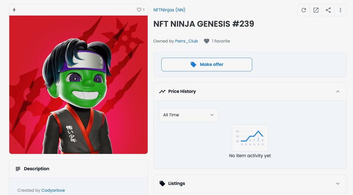 NFT Ninjas tweet media