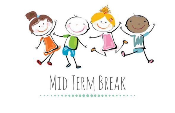 CarlogiePS's tweet photo. We would like to wish all our learners and their families a lovely, restful midterm break. We will see all your smiley faces on Tuesday the 15th of February #TeamCarlogie #GrowingTogether #LearningForever 🌈⭐️🌳 https://t.co/fw2nch4kpc