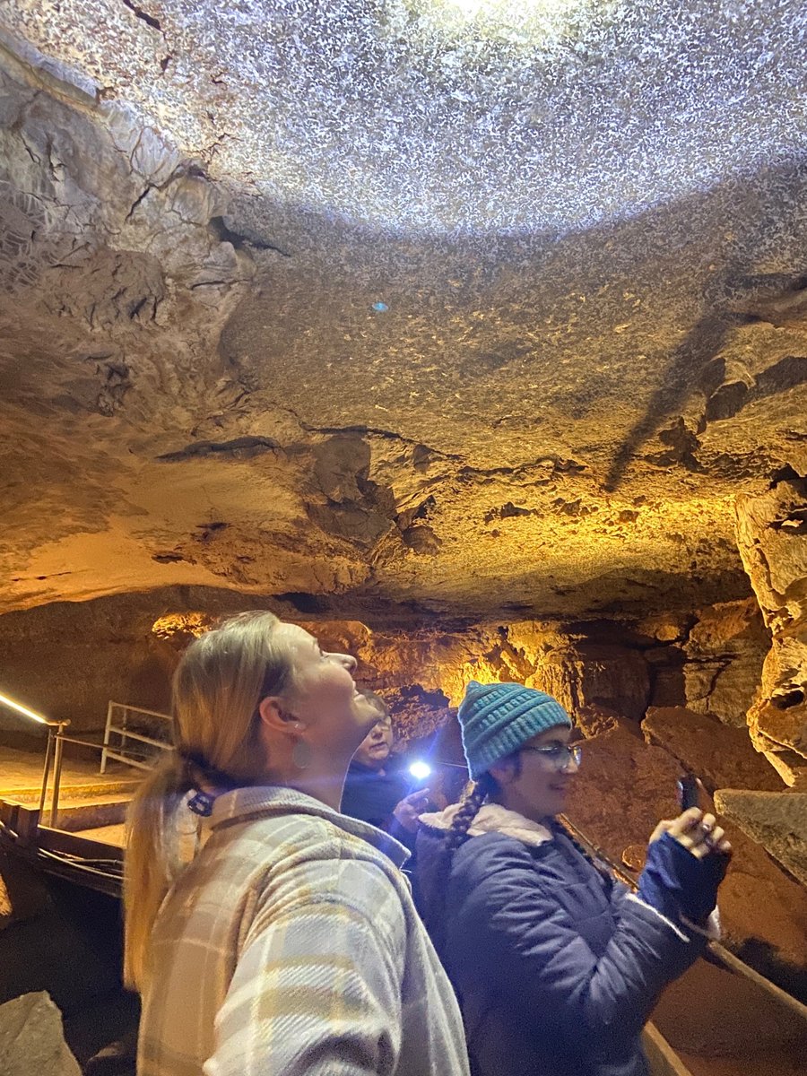 NWOSU_EDUCATION's tweet photo. Mrs. Fosters, Early Childhood Science and Social Studies Methods course toured Alabaster Caverns to learn more about incorporating local resources into science projects. https://t.co/skYfL23O6j