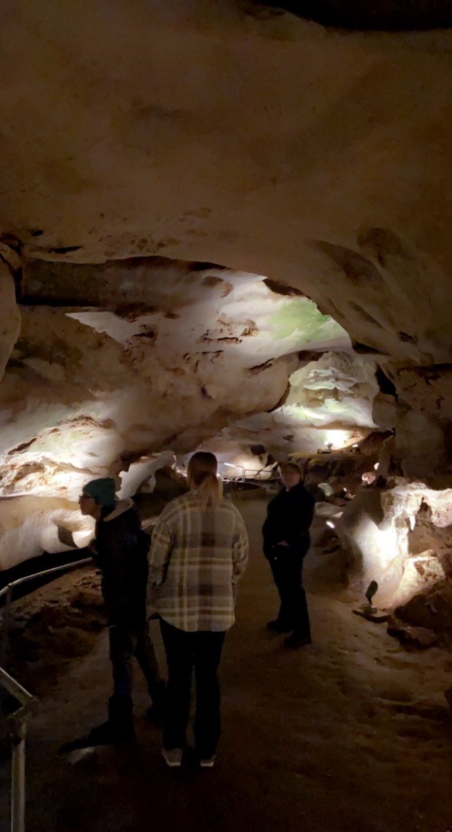 NWOSU_EDUCATION's tweet photo. Mrs. Fosters, Early Childhood Science and Social Studies Methods course toured Alabaster Caverns to learn more about incorporating local resources into science projects. https://t.co/skYfL23O6j
