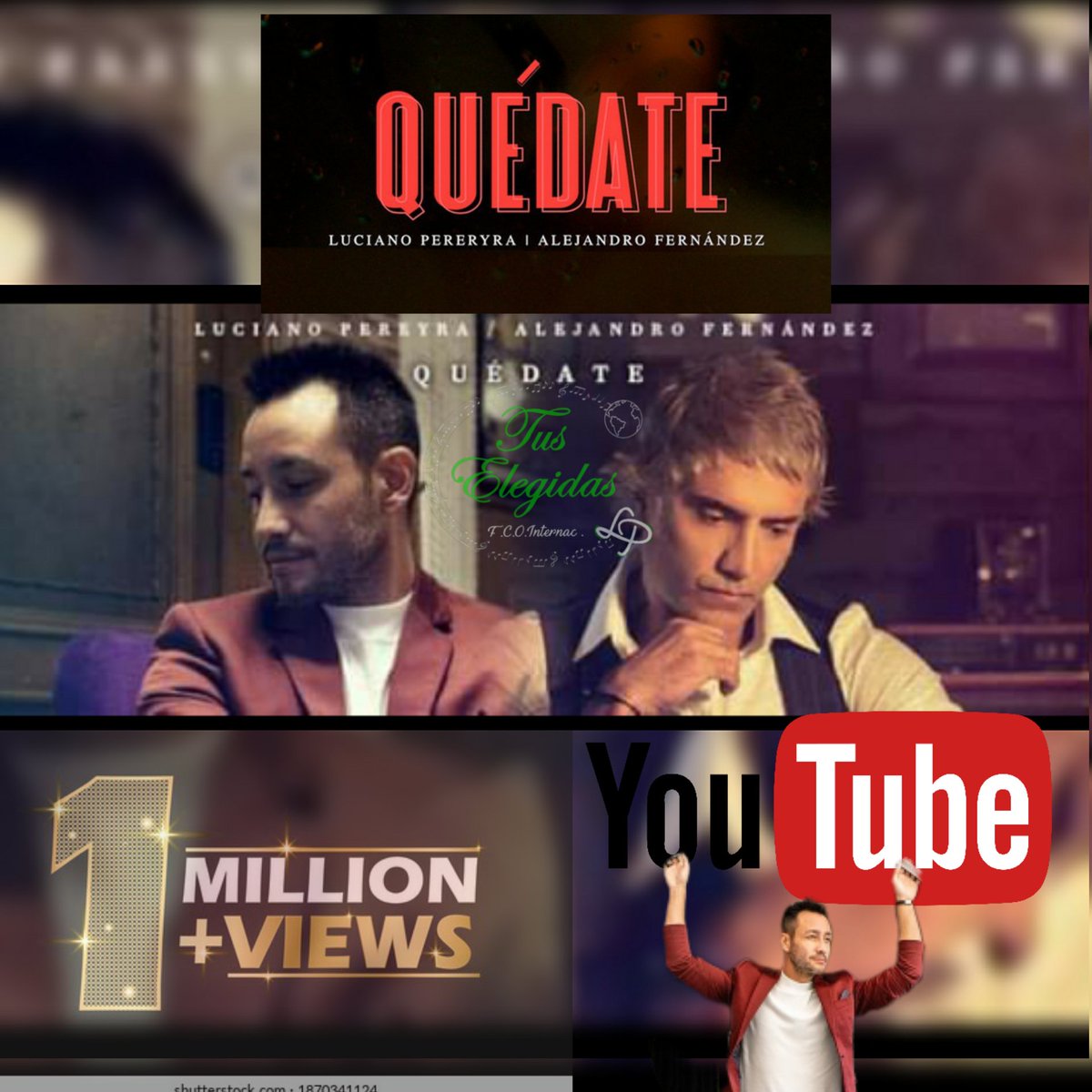 TusElegidas's tweet photo. Que felicidad 👏😍💚
#quédate llegó al Millón de views🎶
《Ya sé que es parte de mi egoísmo, pero sin ti nada es lo mismo Y ya no aguanto un día más de vida sin tenerte aquí》
Que lindo no?
@LucianoPereyra @alexoficial 
@UMArgentina @UMusicMexico https://t.co/Vah4z2uJRE