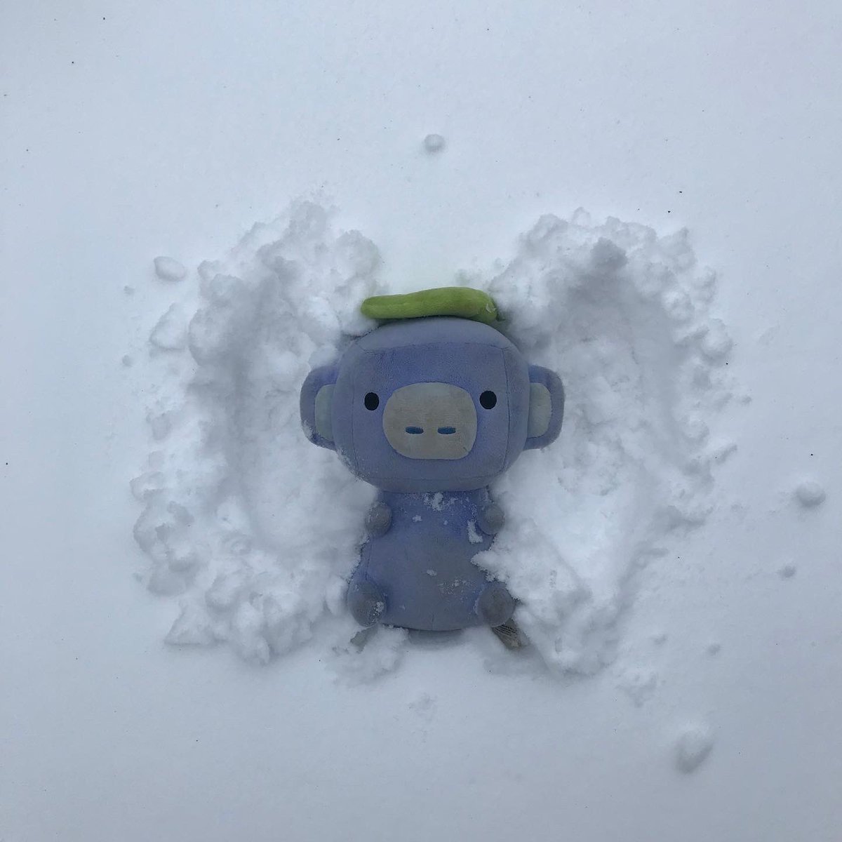discord's tweet photo. if wumpus made a snow angel would it be like this or this https://t.co/DL8EFkWjxb