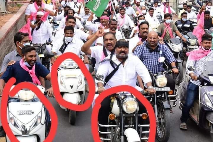 PA1KALION1's tweet photo. ఎంత మందికి ఫైన్ ఏసి ఉంటారు?
హెల్మెట్లు లేవు..
మాస్కులు లేవు..
బండ్లకు నంబర్ ప్లేట్లు లేవు..

@HYDTP https://t.co/9q7evrxR9G