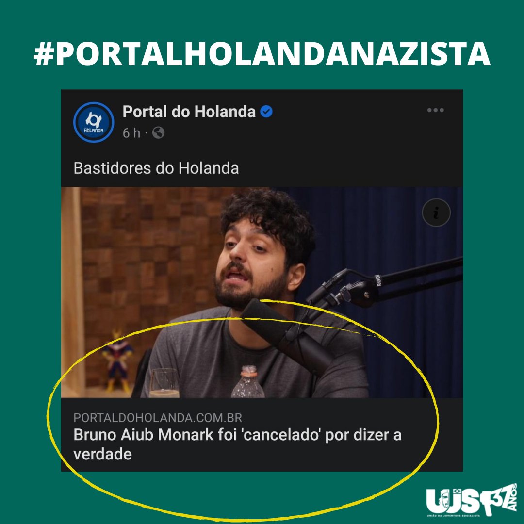 amazonasujs's tweet photo. Não podemos permitir que esses comportamentos sejam corriqueiros.

A notícia do @portaldoholanda é criminosa e precisa ser levada à justiça. O mesmo veículo faz apologia ao nazismo, em concordar com o autor do crime.

#PortalHolandaNazista https://t.co/jnCAPiiHRz