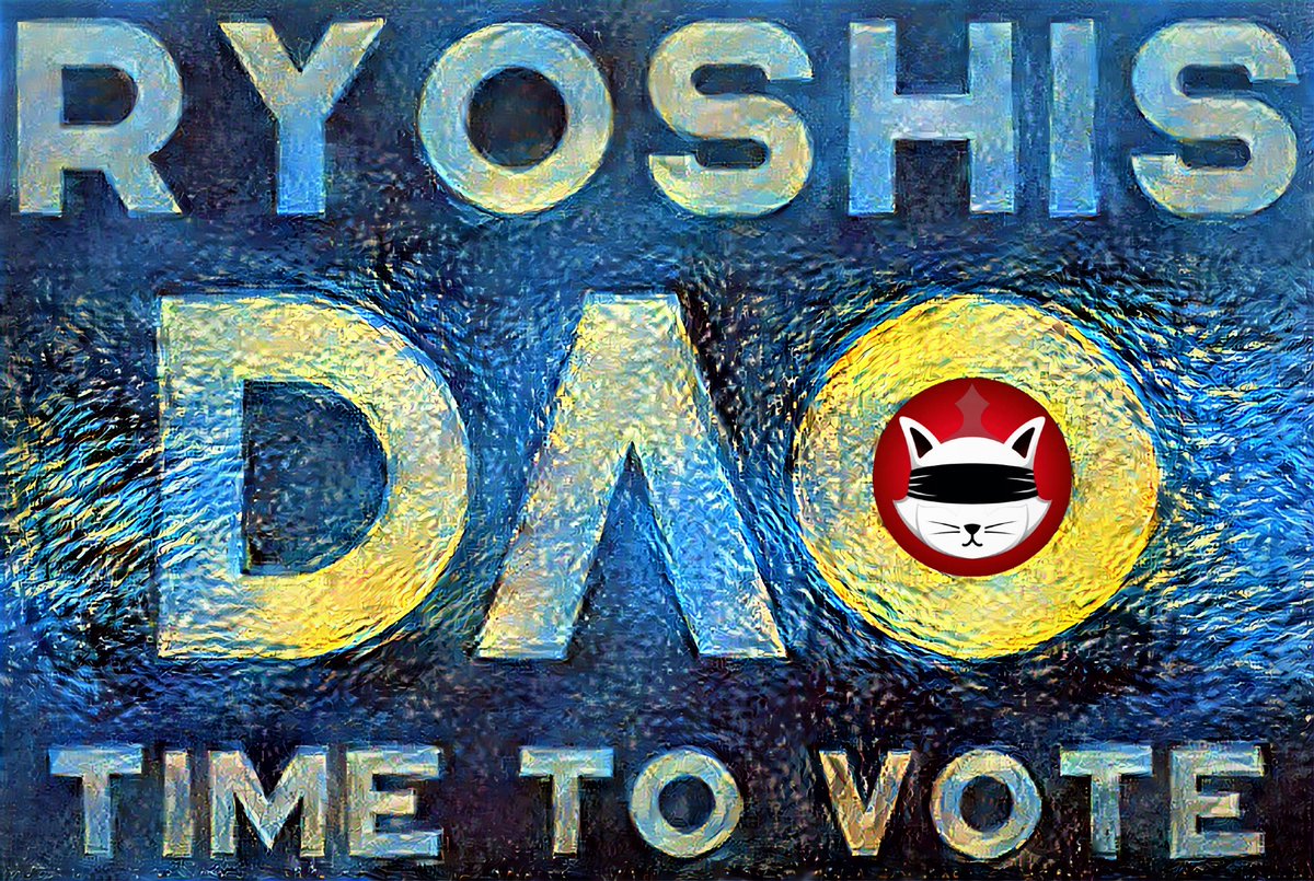 RyoshisVisionRV's tweet photo. 🗣️ RyoshiSays DAO Vote 🗣️

To kick-start our DAO activities, we invite the community to vote on the proposal...

🔖 "Allocation of Voting Rights" 🔖

Join our space on Snapshot and VOTE:
https://t.co/XDUPOvqkns

Thank you @SnapshotLabs for such a great tool  🚀 https://t.co/XZgC8844WM