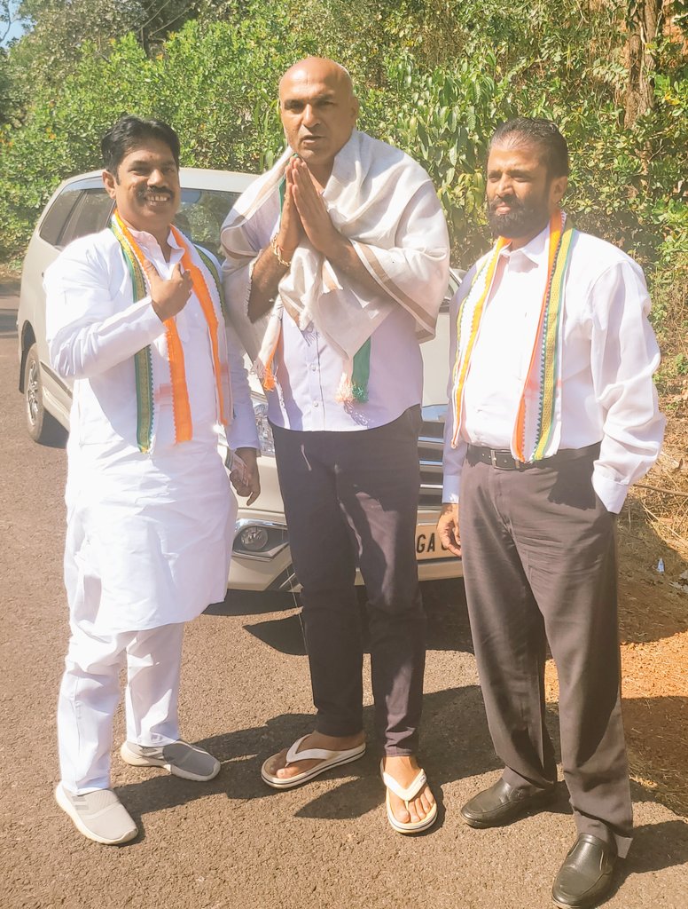 AmeerkhanDr's tweet image. Met Candidate Mr, Dharmesh Sagani  and had an engrossing conversation regarding the preparations and updates of Election works at Sanquelim Constitutuency Goa. Currently held by the Present CM of Goa  #GoaElection2022   #CongressFor2022