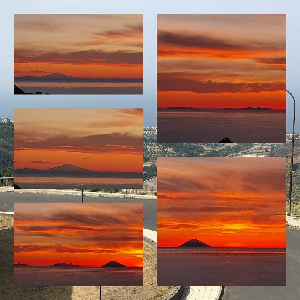 PiramideRossa's tweet photo. #rossodisera #beltemposispera …così recita il #proverbio…e non ho dubbi che domani al mio piccolo paesello #serradaiello in #provinciadicosenza sarà una #bellagiornatadisole. Io invece ringrazio un #mioamico per aver #postato questi #splendidiscatti del #tramonto con lo #str… https://t.co/kxekMqTccL