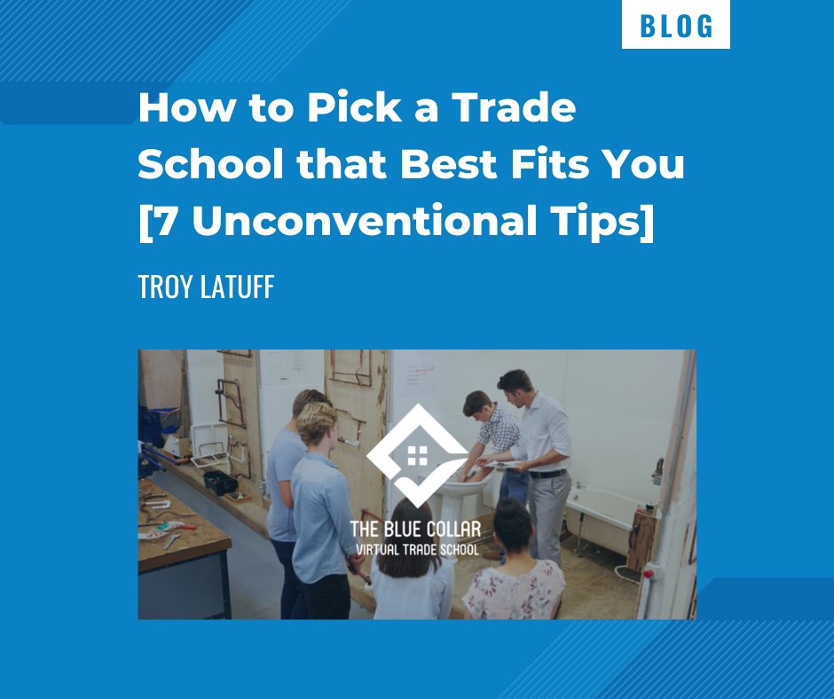 InterplayLearn's tweet photo. Calling all future trades students, Troy Latuff of @blue_recruiter has the tips for you! Read more about his 7 unconventional ways to pick the best tradeschool fit for you. https://t.co/OHsBRYhnWq

#InterplayLearning #SkillMill #Tradeschool #SkilledTrades #ToolsoftheTrades https://t.co/mnQtFfh2pw