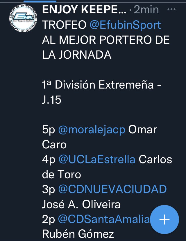 moralejacp's tweet photo. Y en la pasada jornada 2&amp;3 de los nuestros en los 11 ideal del Grupo I de la #PrimeraExtremeña!👌🏻👌🏻

#Ismael  
#Arroyo
#Vadillo
 
Además nuestro portero “OMAR CARO” elegido mejor portero de los 4 grupos de la 1ª Extremeña y aún con más mérito por ser aún Juvenil!🧤

#VamoosCp⚪️⚫️ https://t.co/jnlffXxR0J