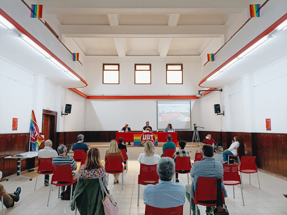 UGTDiversa's tweet photo. 🏳️‍🌈Hoy nace el grupo de Acción LGTBI de @UGTCanarias.

🏳️‍⚧️Un gran grupo de personas, comprometidas con los derechos #LGTBI, convencidas de que el sindicalismo de clase es la herramienta de cambio social que necesita nuestro país.

✊🏾Enhorabuena y muchos éxitos!

✊🏾Bienvenidas! https://t.co/E8PpgKn34j