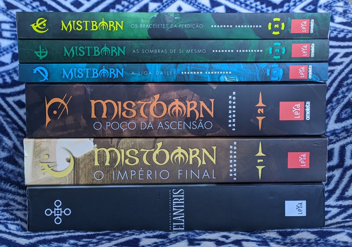 GabrielValjean's tweet photo. • Elantris e O Império Final - Brandon Sanderson

• Nem acredito que consegui adquirir essas duas raridades em excelente estado e preço maravilhoso. Agora, de todos publicados pela LeYa, só preciso encontrar O Herói das Eras...vai ser uma jornada, mas espero encontrar logo 🙏🏻🙏🏻 https://t.co/srZle4m1pF