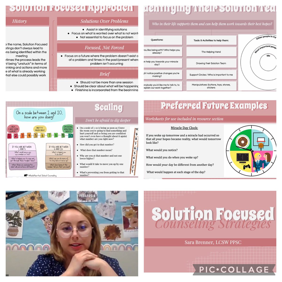 AniavesAmanda's tweet photo. Breakout 1, Day 2 for #SCLN2022 with Sara Brenner who spoke about Solution Focused Counseling Strategies. Thanks for sharing your expertise, ideas and strategies. I can't wait to use your resources. Your positive energy is infectious! #HUSDPremier #HemetLearnsTogether https://t.co/Lz2J4l7vGG