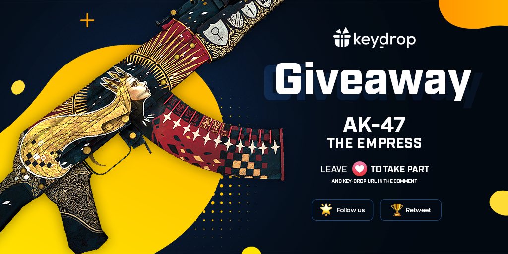 keydropcom's tweet photo. Giveaway on AK-47 | The Empress 🎁

👊 Just leave ❤️ under the post!
🌟 Follow us!
🏆 Retweet!
 
⏰ Wait 24 hours!

#freeskins #csgoskinsgiveaway #csgoskinsfree #giveaway #airdrop #csgocases #csgocase #csgocommunity #csgoesport #skins #csgoskins #keydrop #keydropcom #csgo https://t.co/E5GKZ3Mixx