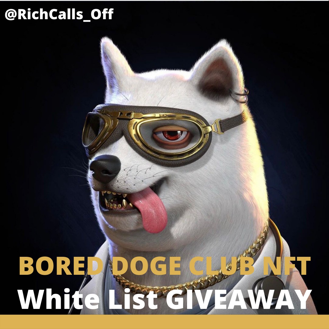 Orbyt_off's tweet photo. 🚨@boredogeclub 2 WL GIVEAWAY🚨

Pour participer, il suffit de:
- ❤️ &amp; RT
- Follow @RichCalls_OFF &amp; @boredogeclub ‼️
- Tag 3 amis en commentaire 🎯

Fin du concours demain 20h! 💥

#influencer #nft #nfts #nftdrop #nftcollection #nftartist #nftcommunity #nftgiveaway #ETH #nftart https://t.co/UWmef7vHu6