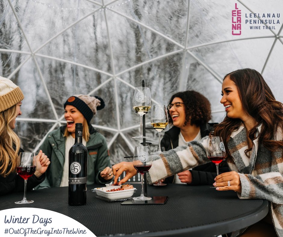 Get out of the gray and dive into the wine all winter long!

Celebrating #WinterDays on the Leelanau Peninsula Wine Trail…enjoy fun activities like, cross country skiing, wine workshops, food and wine pairings and so much more.

More info on our website: lpwines.com/winter-days/
