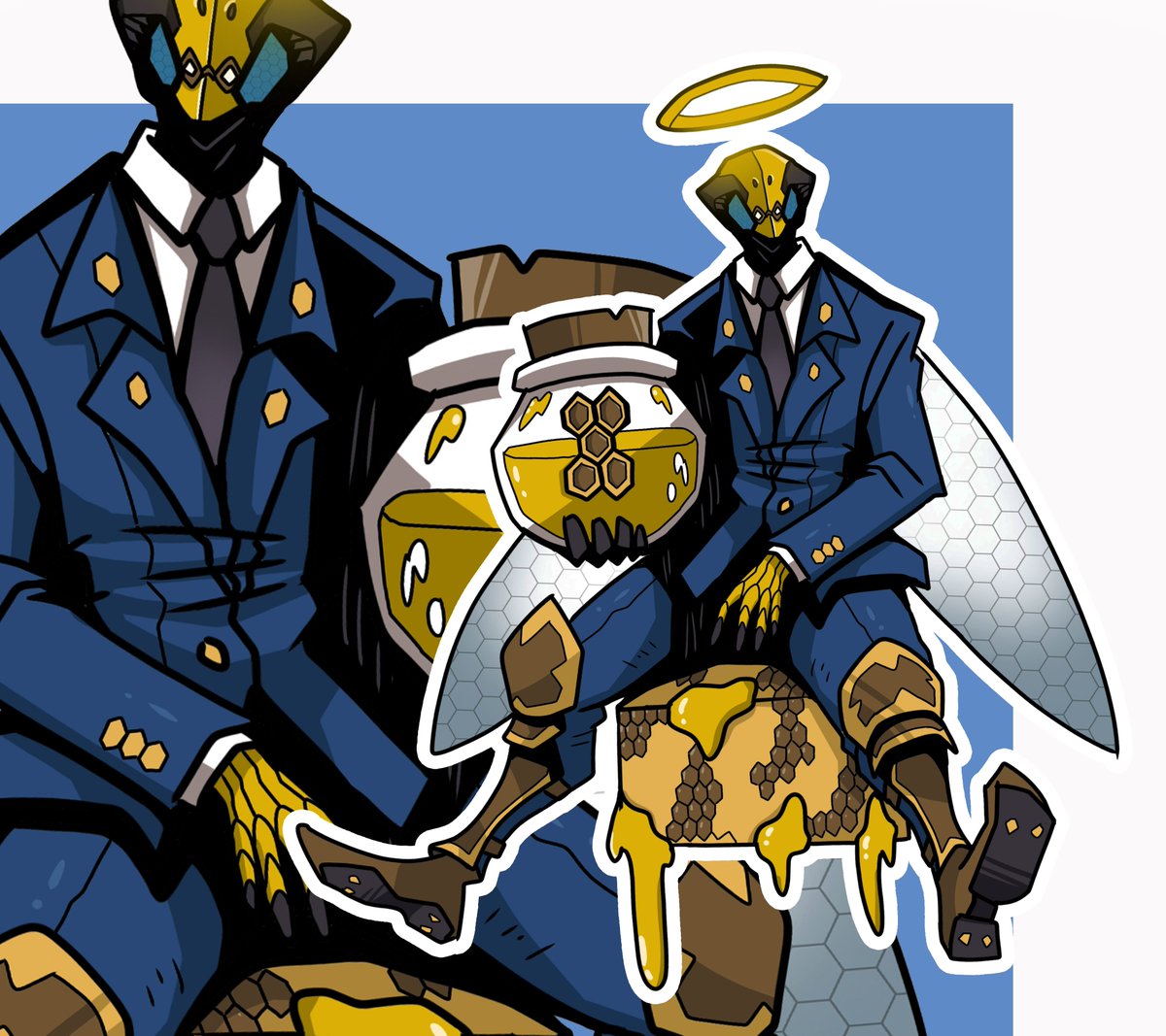 crypto_man_007's tweet image. Here is the Bee avatar for the Chief Investment officer @AzxeCrypto from @hiveinvestments