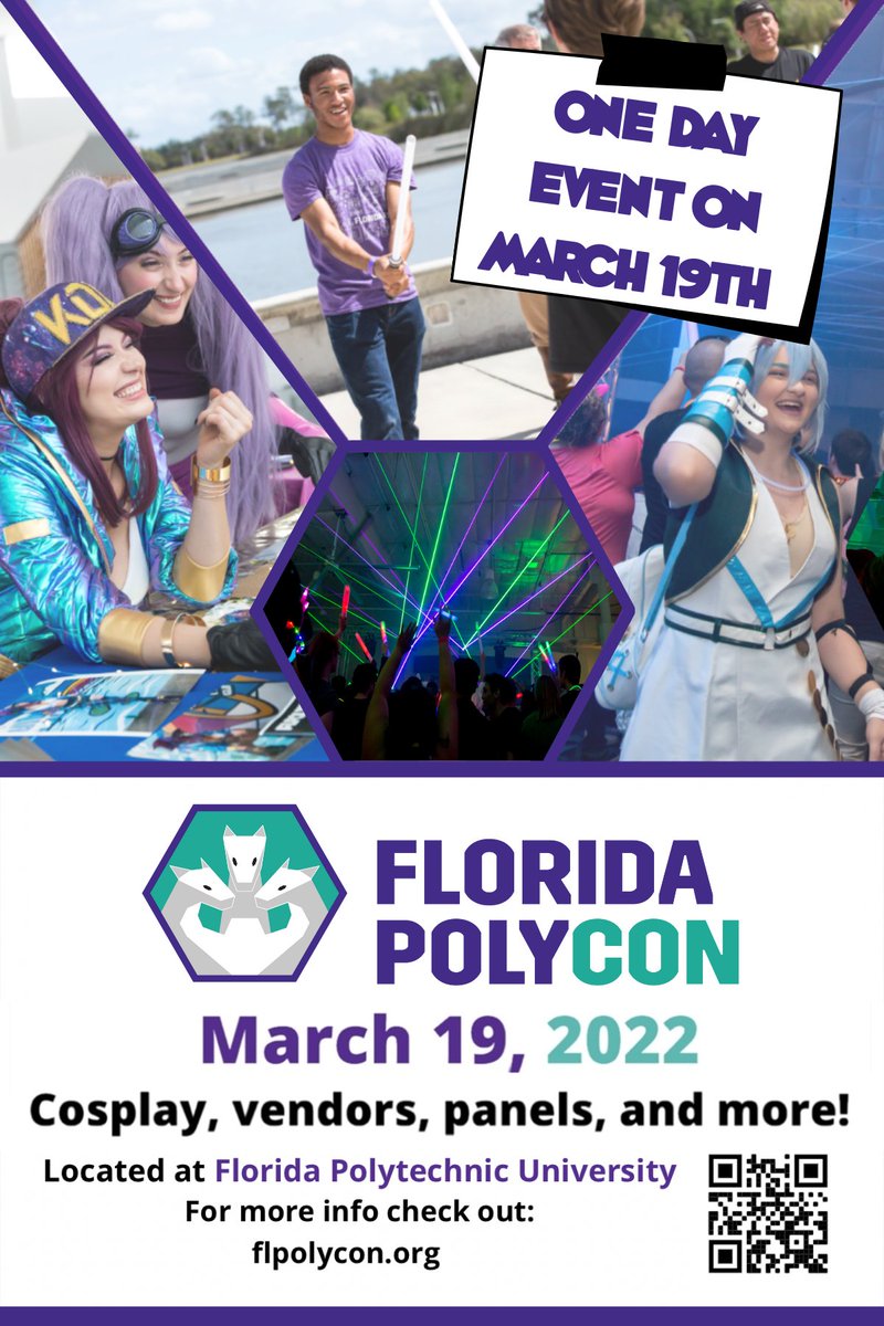 FLPolyCon's tweet photo. Hello everyone!
I just wanted to clear up some confusion. Florida
PolyCon will be a ONE DAY event on March 19th! So
make sure to grab your tickets NOW!
-
-
-
-
-
#FloridaPolycon #FloridaPolycon2022 #FLPolyCon
#FLPolyCon2022 #FloridaCon #FloridaConvention
#FLCon https://t.co/SX2GlOnm1G