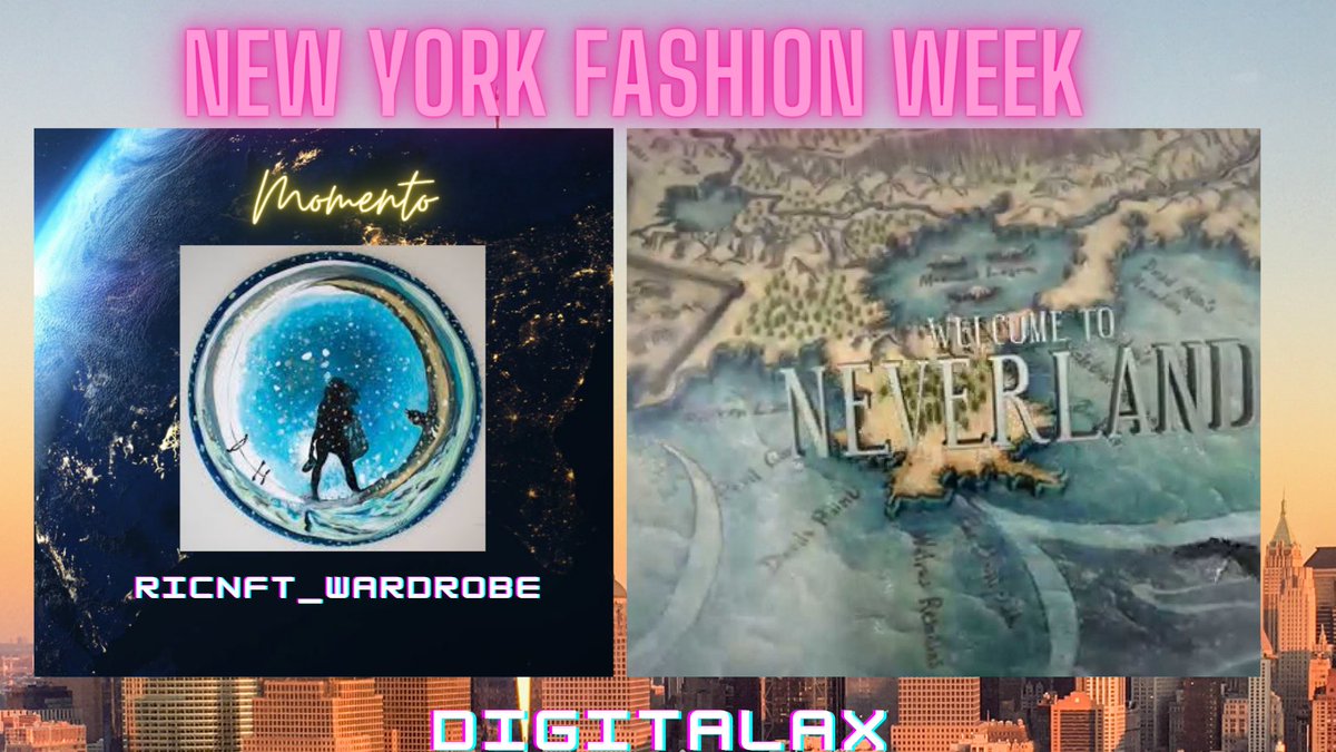 MomentoRic's tweet photo. Super excited to be part of NYFW with the amazing unstoppable @DIGITALAX_ can’t wait for 12 Feb for the revolutionary showcase 🔥🔥🔥🔥🔥🔥🔥🔥🔥🔥🔥🔥🔥🔥Game on with the New York Neverland Collection 🌟🌟🌟🌟 https://t.co/VqIq4nngf9