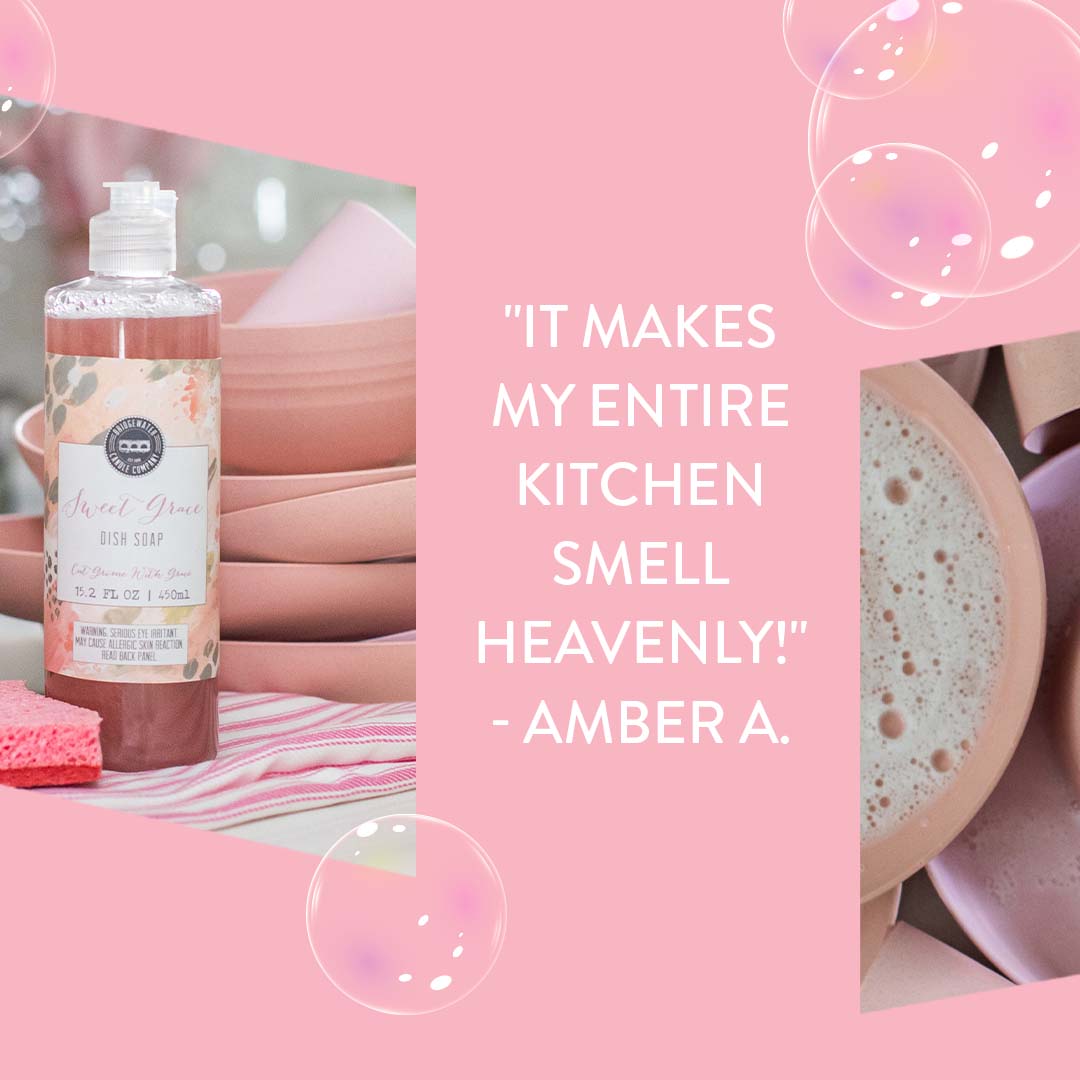 bridgewatercc's tweet photo. Customers are dishing out the love for NEW Sweet Grace Dish Soap! Have you tried it yet? Shop the Suds: https://t.co/rbH4iIJXDv https://t.co/r0OhdoNnzN