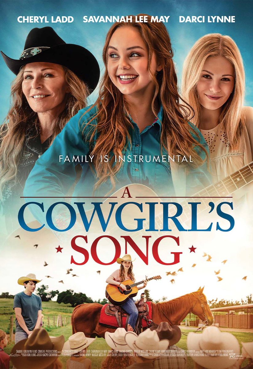 ItsDarciLynne's tweet photo. GUYS!!! I am beyond excited to announce that I will be making my first movie debut in the upcoming film A Cowgirl's Song! You can watch it in theaters near you AND on digital April 22nd🥳 I cannot wait for you to see it! So excited for you all to meet Brook Mays🥰 https://t.co/9hPYtCrnjy