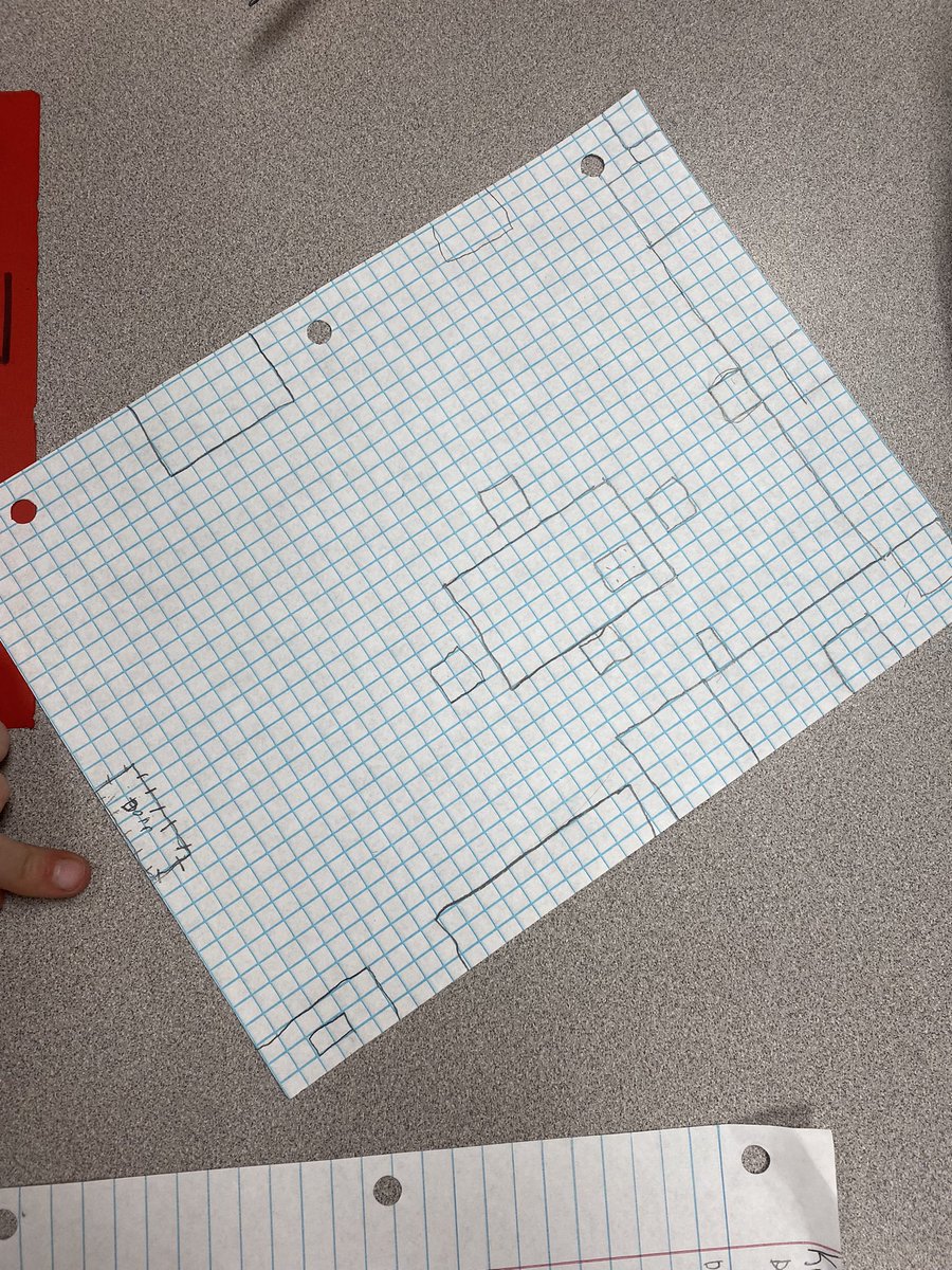 ChelsBels_3's tweet photo. The Learning Cafe is working on Area and Perimeter by creating blueprints of rooms in our houses. 

#area #perimeter #thelearningcafe 

@LAERomer @srgarrison01 @JCTElementary https://t.co/YaHbtvv4WX