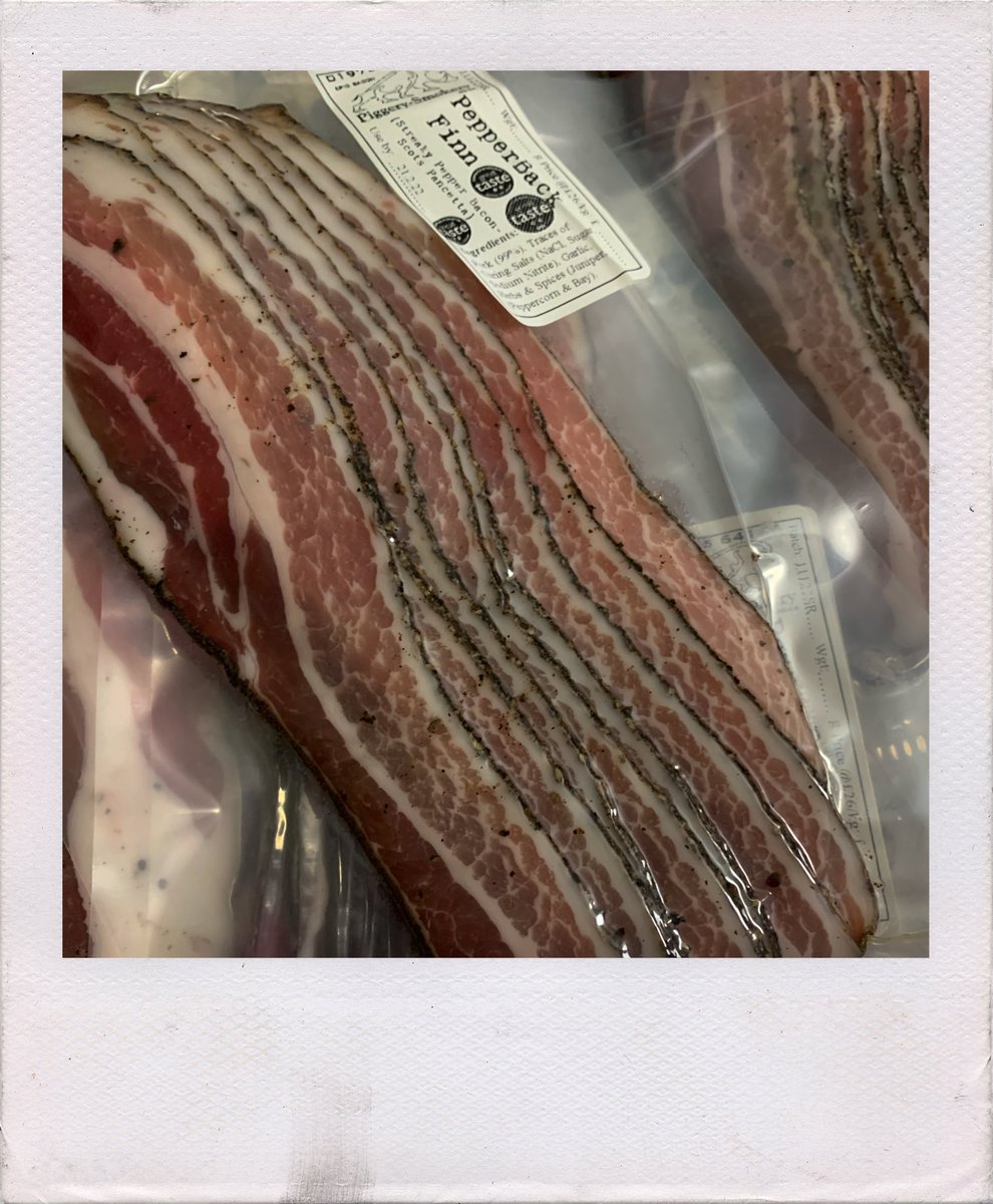 For those who ordered some prestigious #epicbacon last week we cut today 4 your orders, our shop #sooslug and for cooking up into #gourmetforgourmand bacon rolls this w/e. We’ll box them up &amp; send via #postoffice tomorrow.

We still have a small vol available online if u hurry!