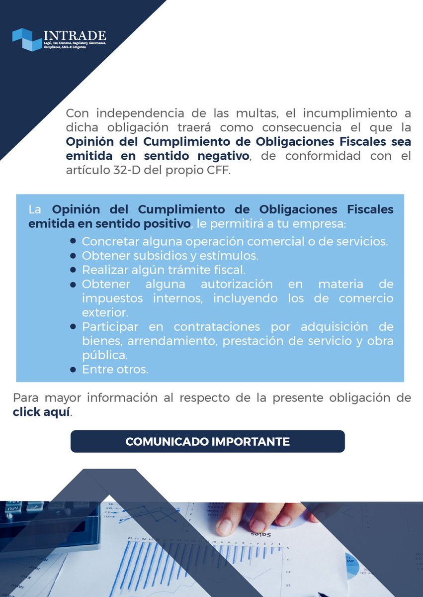 INTRADE Legal, Tax, Customs Advisors & AML tweet media