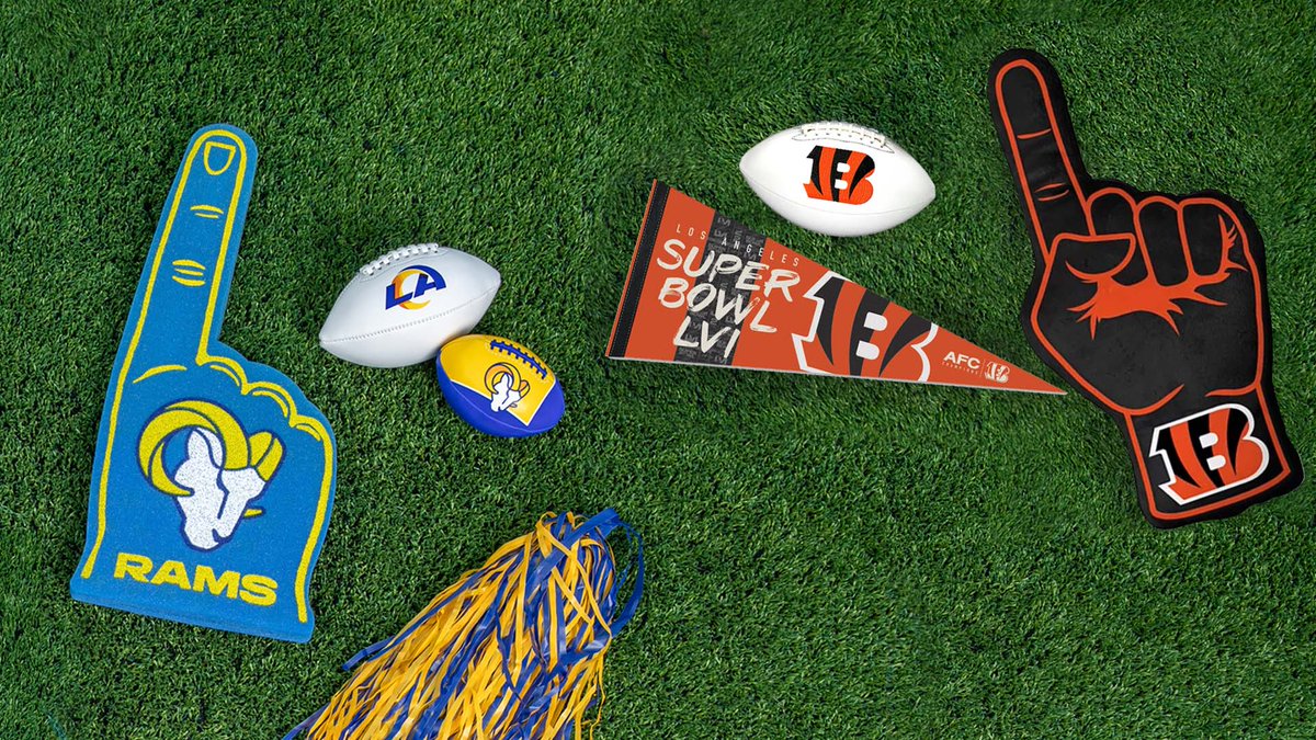 SoFiStadium's tweet photo. Who you got?! 

Rams 🐏or Bengals 🐅 https://t.co/3xfegi56Bs