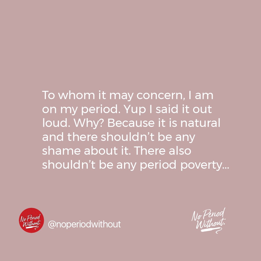 NoPeriodWithout's tweet photo. But how are we going to #endperiodpoverty ?
β¨ By calling for change in ALL levels of government.β¨
Write to your government officials. Click the link in our bio and go to our Advocacy page, where you'll find out who your representative is, and what to say. #noperiodwithout https://t.co/yQVom3DYHI