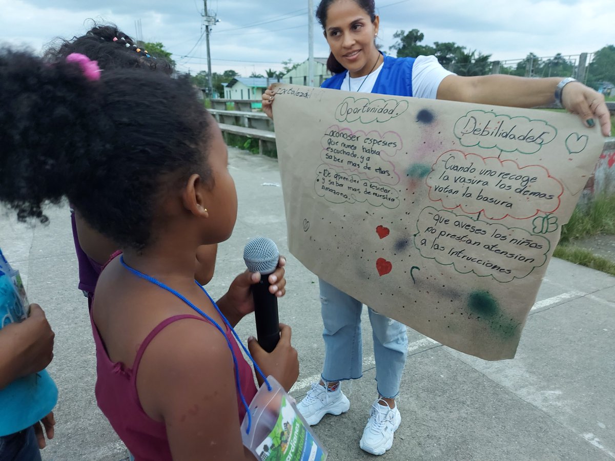 ARNColombia's tweet photo. La estrategia de la @ARNColombia se realizó como parte de las actividades propuestas desde las iniciativas comunitarias y fue apoyada por #FutbolNet del @FCBarcelona_es, #GranTierraEnergy y @Corpoamazonia1. 🙌 https://t.co/J8BcPa05Zj