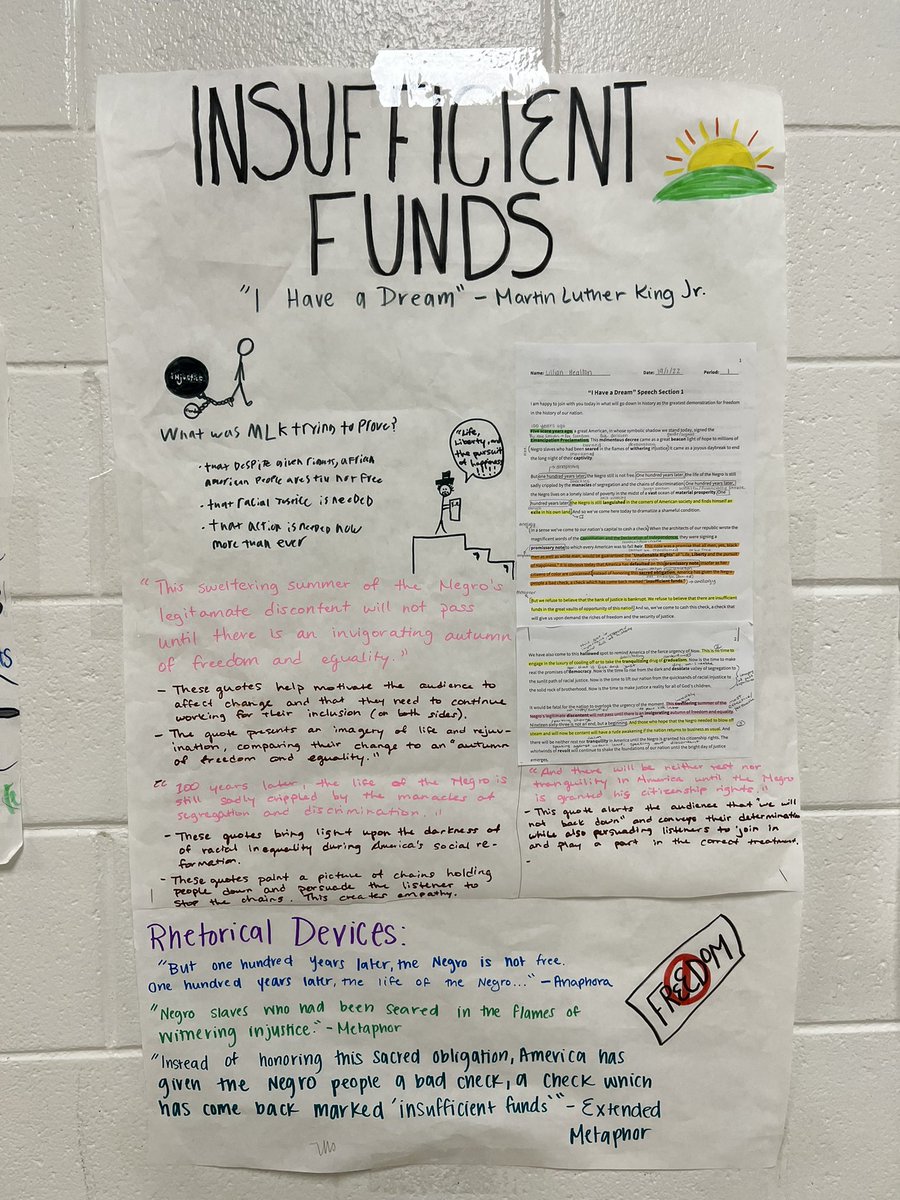 MsNgELA's tweet photo. A little late, but super proud of these collaborative One Pagers my 10th Lit/Comp students made two weeks ago! https://t.co/9xN6iH6bz2