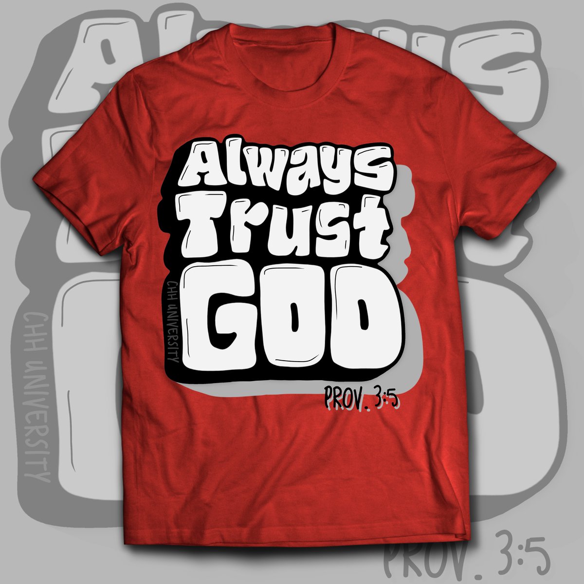 ALWAYS TRUST GOD no matter what you’re going through. 🏃🏽‍♀️Peace &amp; Love Family. 🙌🏽 🥰 Check out CHHUShop.com today! #wevegotthespirit🔥 #chhuniversity #chhu #chh #jesus #christianclothing #christiantshirt #christianhiphop #hiphop #holyhiphop #christiantshirts