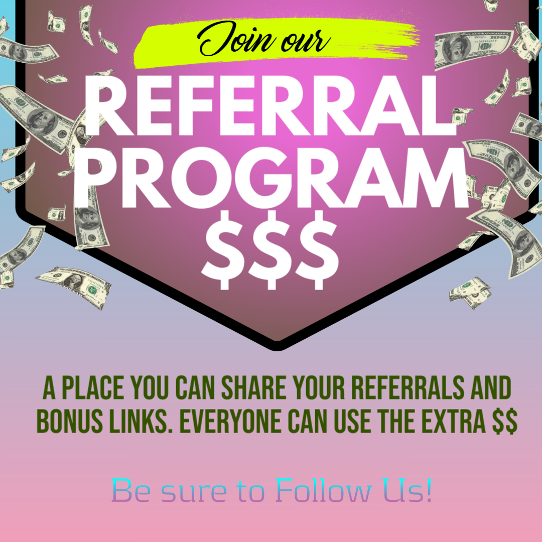 LetMeReferrYou's tweet image. Who wants to make money just for signing up for different things?#referral #referrals #ilovereferrals #referralprogram #realestatereferrals #welovereferrals #rockthereferral #alwaysacceptingreferrals #referralmarketing #lovereferrals #referralbiz#cashreferrals #referralcode