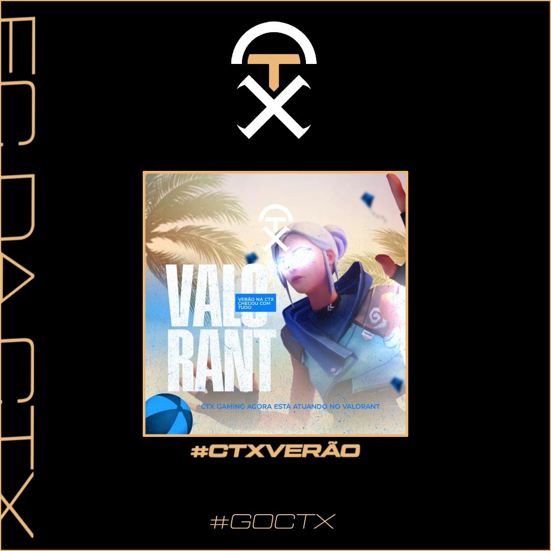 FACLUBECTX's tweet photo. Salve galeraaa ctx no vava já é realidade, ctx vai chegar com tudo no competitivo de valorant e amassa geral #GOCTX🧡🧡🧡 @ctxgaming_ https://t.co/UWKeR5vxU1