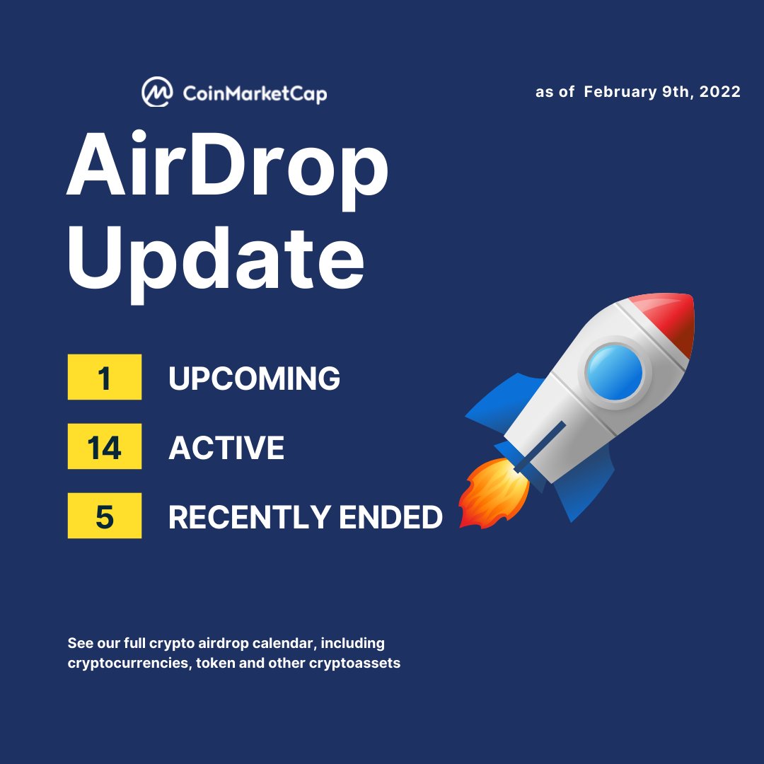 CoinMarketCap's tweet photo. Here's a gift from us to you!

New week new #airdrops, head on over to our website to claim yours today! 🔥 #CoinMarketCap

https://t.co/TBBN9pdIZs https://t.co/9zaBymzMBW